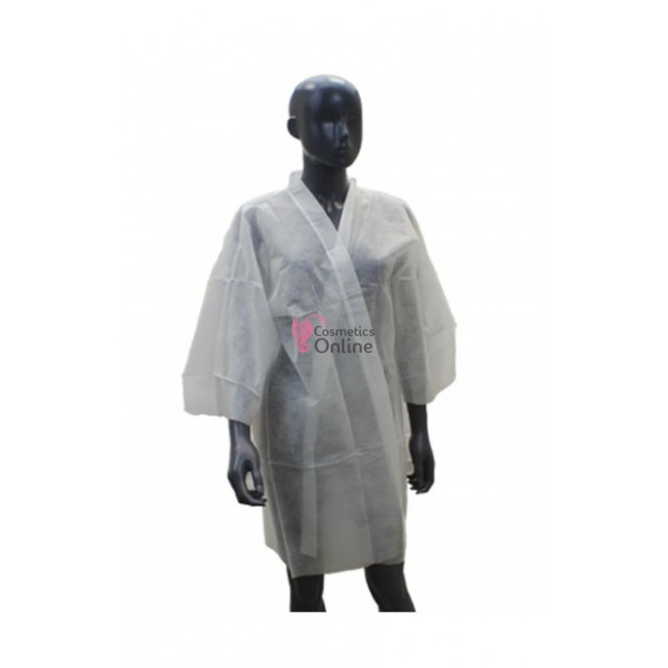Kimono alb uz cosmetic din TNT de unica folosinta Quickepil